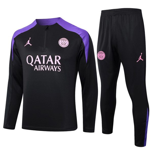 Sweatshirts PSG 2024-2025 Schwarz Lila 3